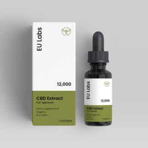 12,000mg Full Spectrum 50ml/1.7oz, c02 Extracted CBD Oil