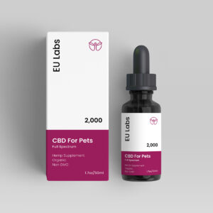 Full Spectrum CBD for Pets 2000mg 50ml/1.7oz, c02 extracted CBD Oil